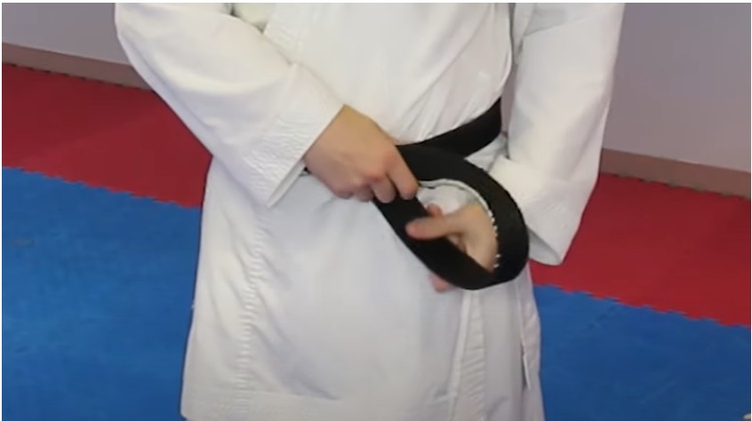 Tuck the Long End Under Both Layers