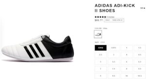 How Much Is The Adidas Taekwondo Ballet