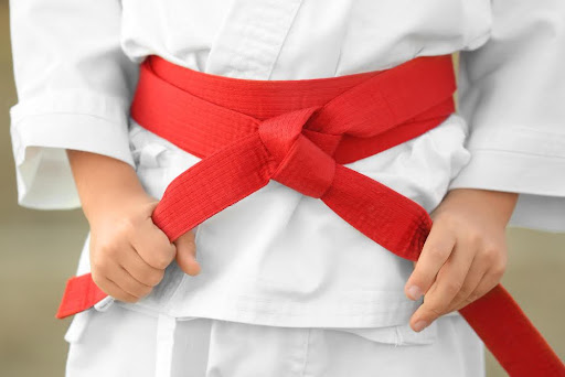 How to Tie a Karate Belt - Step 5 Tie the Square Knot
